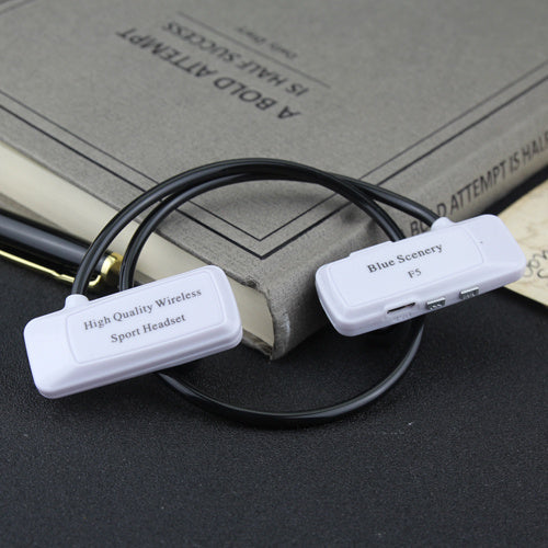 F5 wireless bluetooth headset with card capnig