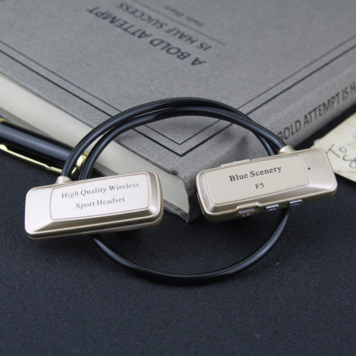 F5 wireless bluetooth headset with card capnig