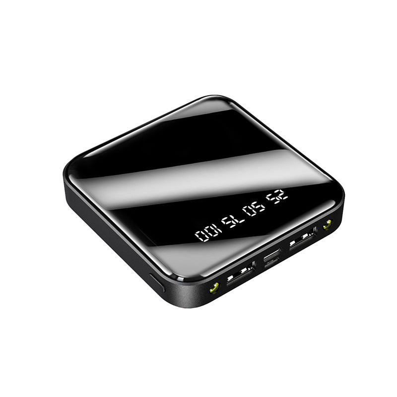 Mini Power Bank 20000 MAh Portable Mirror Digital Display Power Bank capnig