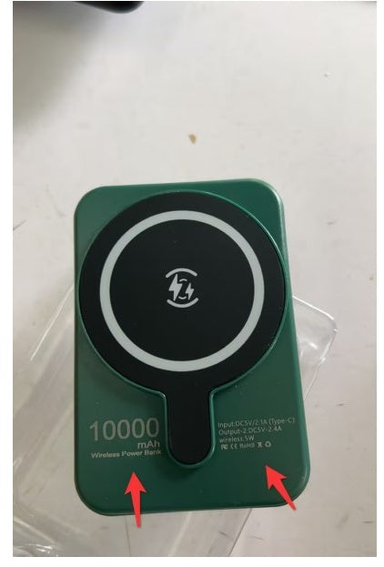 Mini Fast Charging Magnetic Wireless Power Bank 5000 MAh Portable capnig