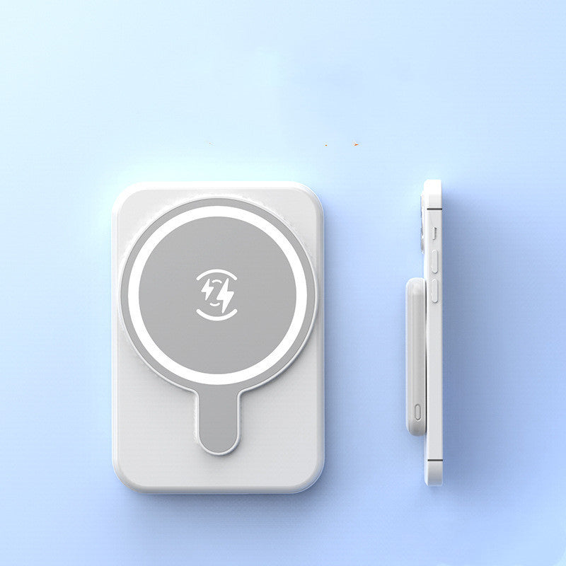 Mini Fast Charging Magnetic Wireless Power Bank 5000 MAh Portable capnig