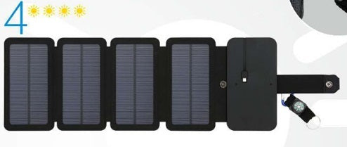 Outdoor Folding Solar Panel Charger Portable 5V 2.1A USB Output Devices Camp Hiking Backpack Travel Power Supply For Smartphones capnig