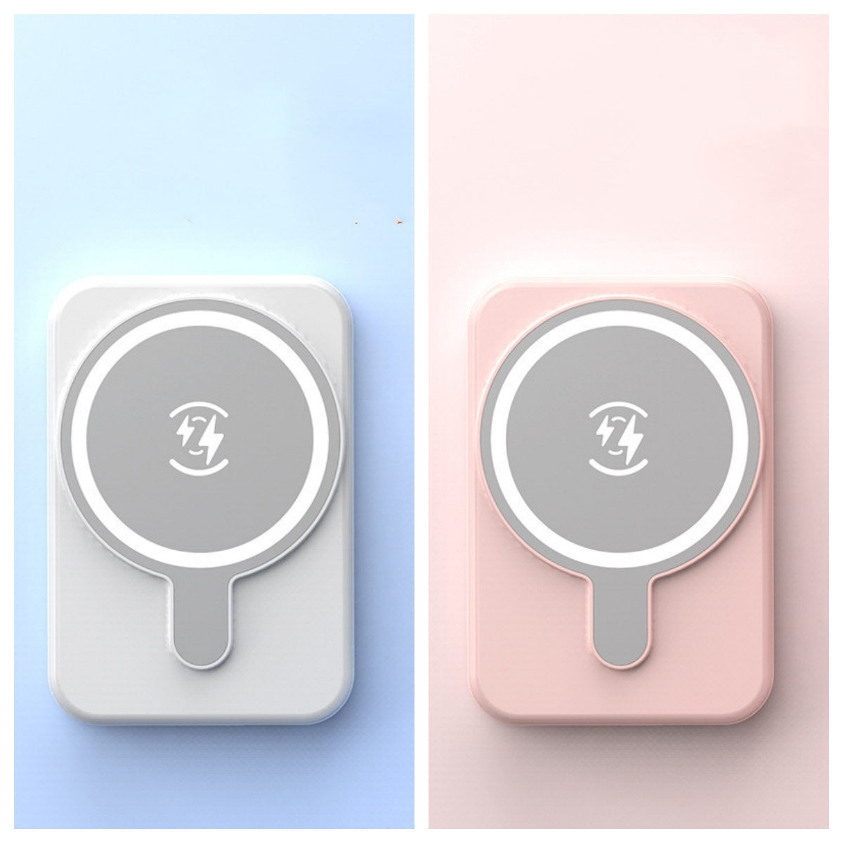 Mini Fast Charging Magnetic Wireless Power Bank 5000 MAh Portable capnig