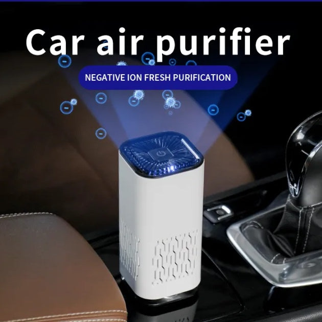 Car Air Purifier Portable Negative Ion Generator Remove Formaldehyde Dust Smoke Air Freshen Washer For Home Car capnig