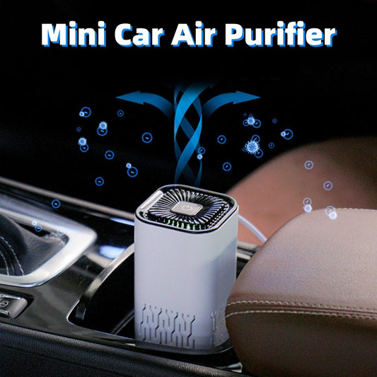 Car Air Purifier Portable Negative Ion Generator Remove Formaldehyde Dust Smoke Air Freshen Washer For Home Car capnig