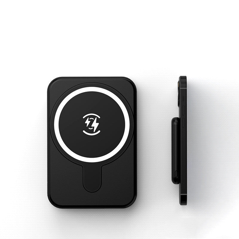 Mini Fast Charging Magnetic Wireless Power Bank 5000 MAh Portable capnig