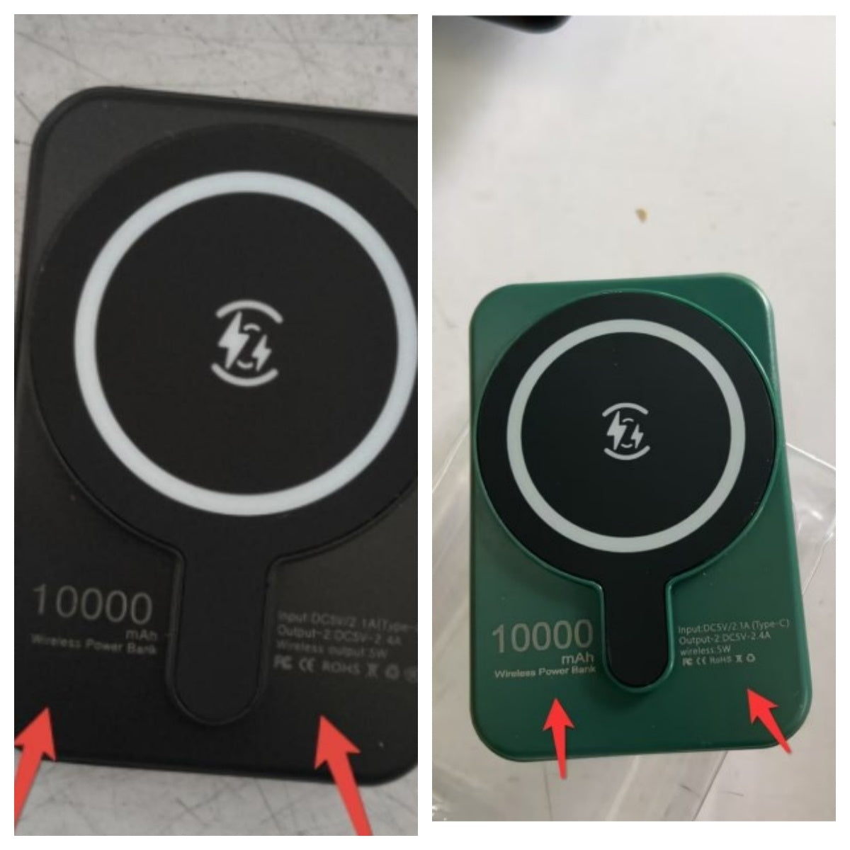 Mini Fast Charging Magnetic Wireless Power Bank 5000 MAh Portable capnig