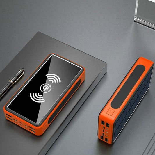 Solar power bank capnig