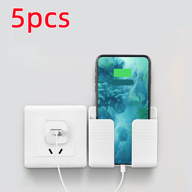 Mobile Phone Charging Storage Rack Punch-free Sticky Storage Box capnig