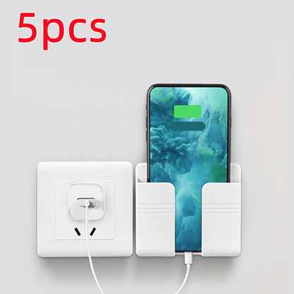 Mobile Phone Charging Storage Rack Punch-free Sticky Storage Box capnig