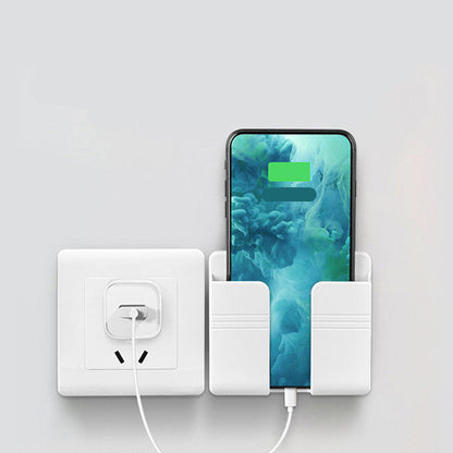 Mobile Phone Charging Storage Rack Punch-free Sticky Storage Box capnig