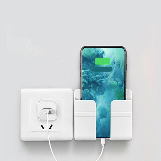 Mobile Phone Charging Storage Rack Punch-free Sticky Storage Box capnig