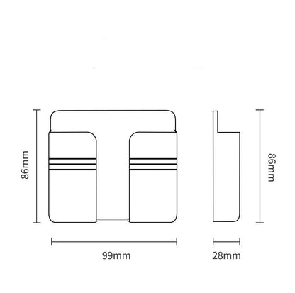 Mobile Phone Charging Storage Rack Punch-free Sticky Storage Box capnig