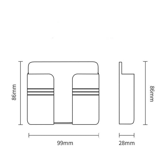 Mobile Phone Charging Storage Rack Punch-free Sticky Storage Box capnig