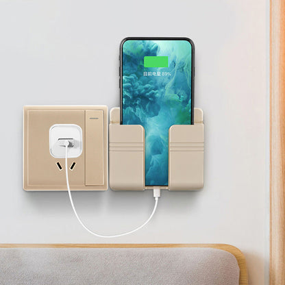 Mobile Phone Charging Storage Rack Punch-free Sticky Storage Box capnig