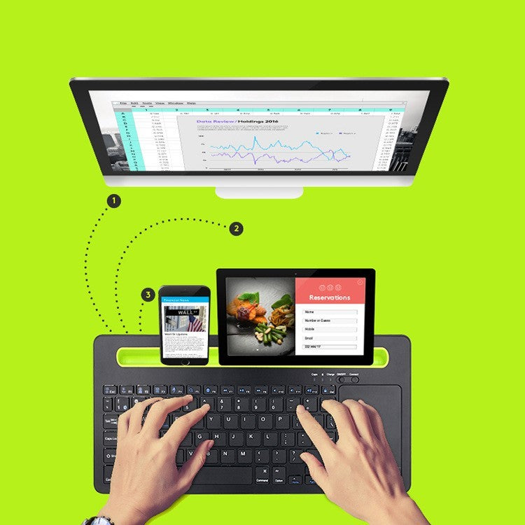 Universal touch keyboard for tablet phones capnig
