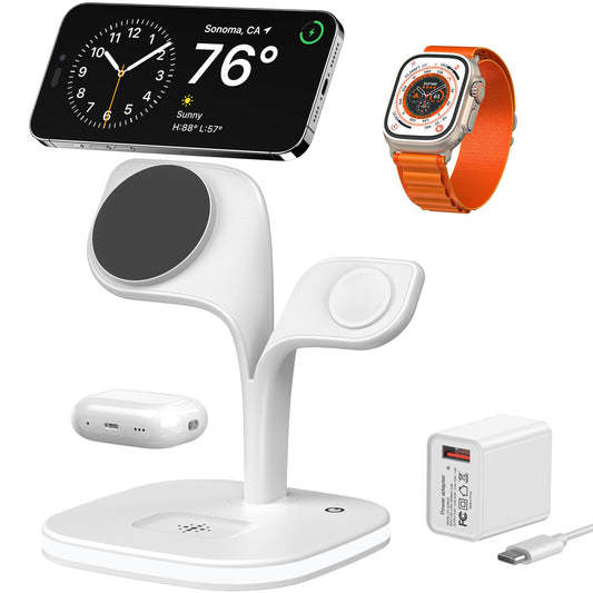 5-in-1 Magnetic Real Wireless Desktop Fast Charging Station For Multiple Devices capnig