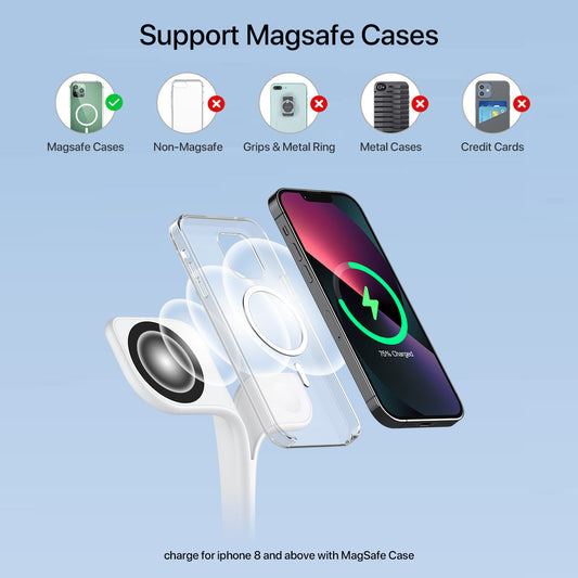 5-in-1 Magnetic Real Wireless Desktop Fast Charging Station For Multiple Devices capnig