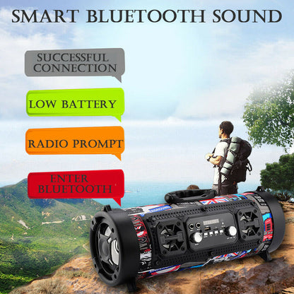High-power Portable Waterproof Wireless Bluetooth Speaker capnig