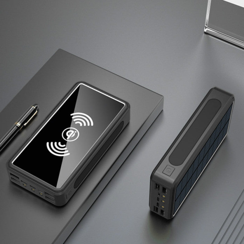 Solar power bank capnig