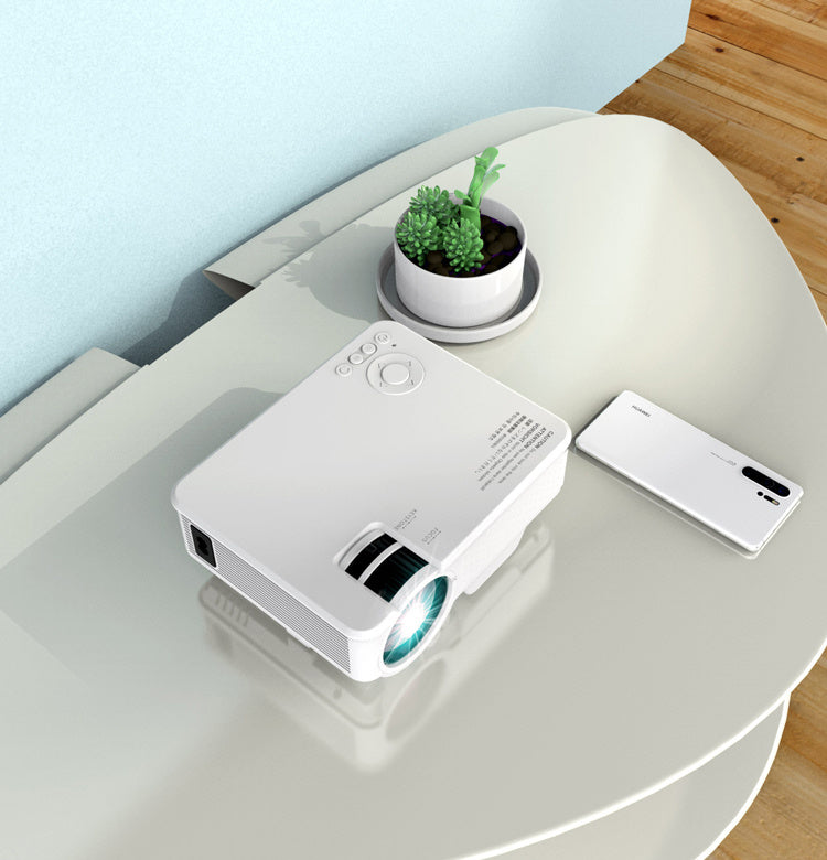 Wireless portable projector capnig