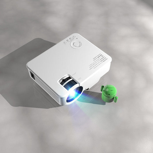 Wireless portable projector capnig