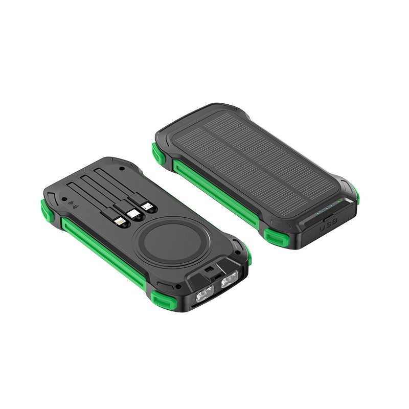 Wireless Charger Solar Portable Power Source capnig