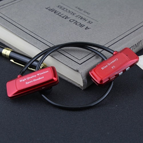F5 wireless bluetooth headset with card capnig