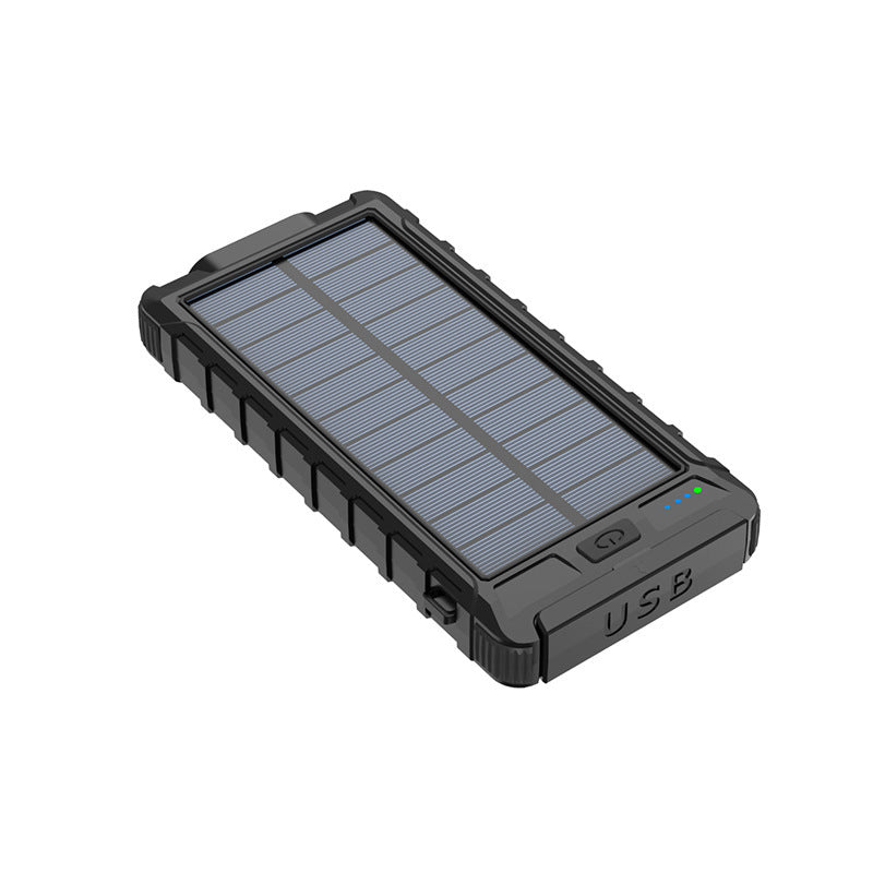 New solar wireless power bank Outdoor PD fast charging ultra-large capacity 20000 mAh power bank capnig