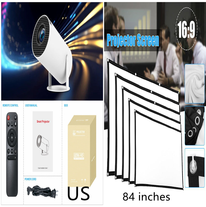 HY300 Pro Projector Home Theater Entertainment Portable Small Projector capnig