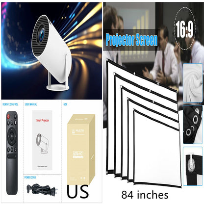 HY300 Pro Projector Home Theater Entertainment Portable Small Projector capnig