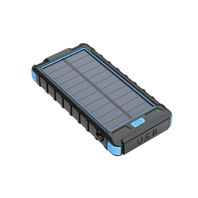 New solar wireless power bank Outdoor PD fast charging ultra-large capacity 20000 mAh power bank capnig
