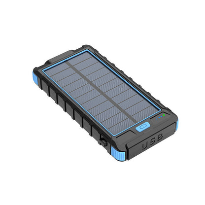 New solar wireless power bank Outdoor PD fast charging ultra-large capacity 20000 mAh power bank capnig