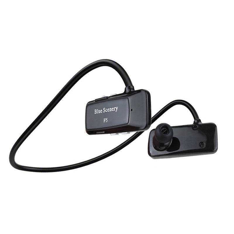 F5 wireless bluetooth headset with card capnig