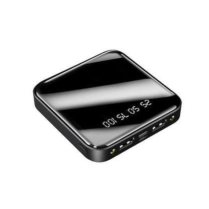 Mini Power Bank 20000 MAh Portable Mirror Digital Display Power Bank capnig