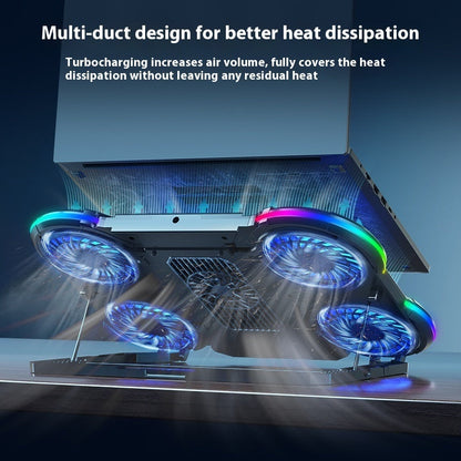 Notebook Play Speed Cooling 4-core Laptop Cooler capnig