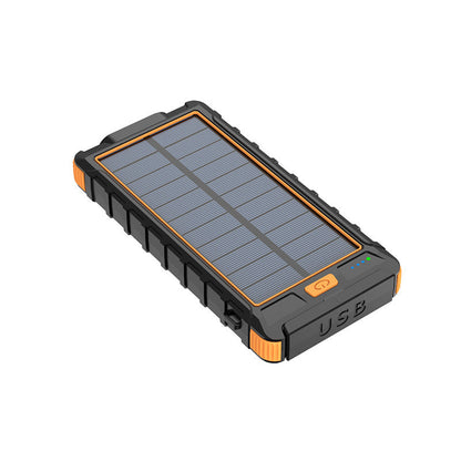 New solar wireless power bank Outdoor PD fast charging ultra-large capacity 20000 mAh power bank capnig