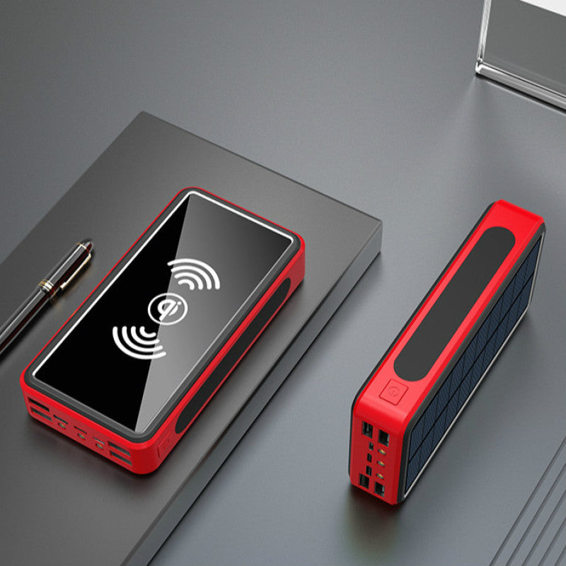 Solar power bank capnig