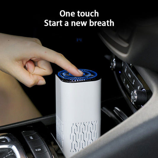Car Air Purifier Portable Negative Ion Generator Remove Formaldehyde Dust Smoke Air Freshen Washer For Home Car capnig