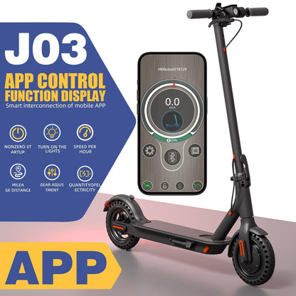 Smart Electric Scooter Fast Electric Scooter Powerful Electric Scooter For Adults, With App Control Smart Life