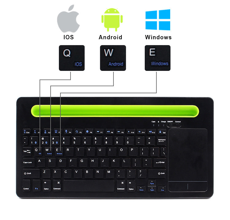 Universal touch keyboard for tablet phones capnig