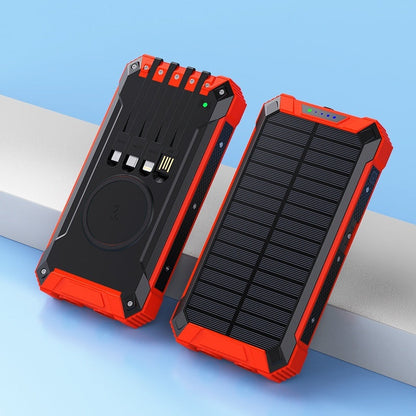 Wireless Charger Solar Portable Power Source capnig