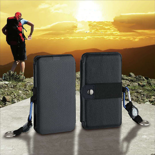 Outdoor Folding Solar Panel Charger Portable 5V 2.1A USB Output Devices Camp Hiking Backpack Travel Power Supply For Smartphones capnig