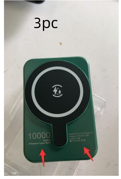 Mini Fast Charging Magnetic Wireless Power Bank 5000 MAh Portable capnig
