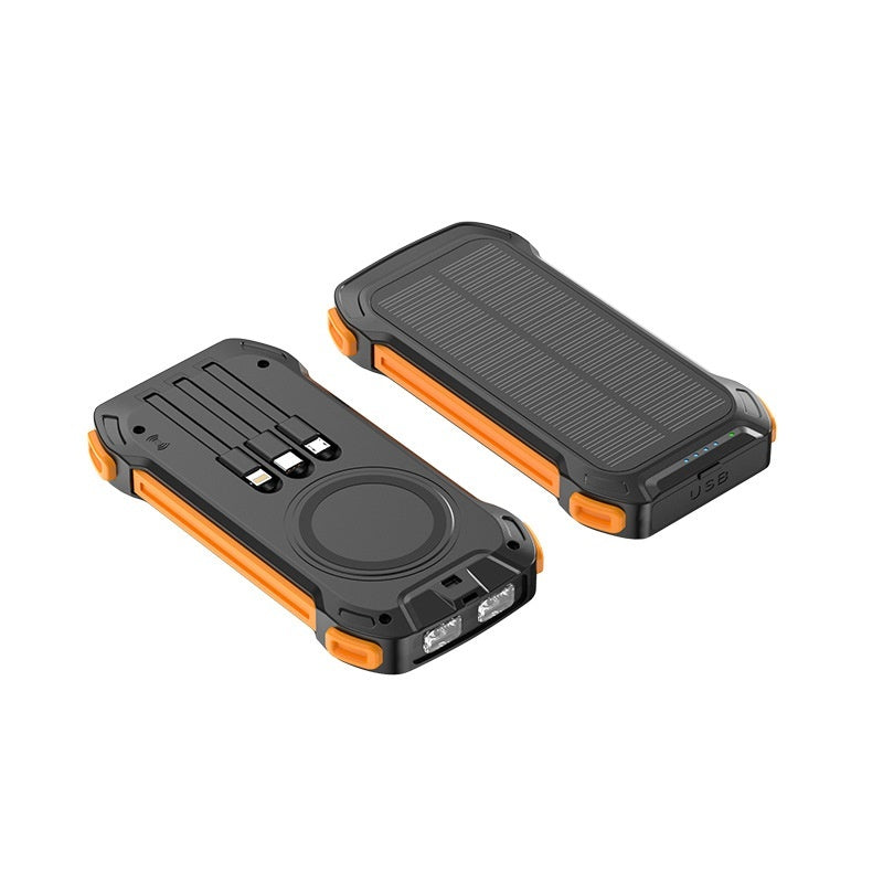 Wireless Charger Solar Portable Power Source capnig