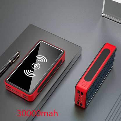 Solar power bank capnig