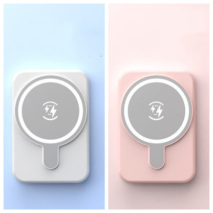 Mini Fast Charging Magnetic Wireless Power Bank 5000 MAh Portable capnig