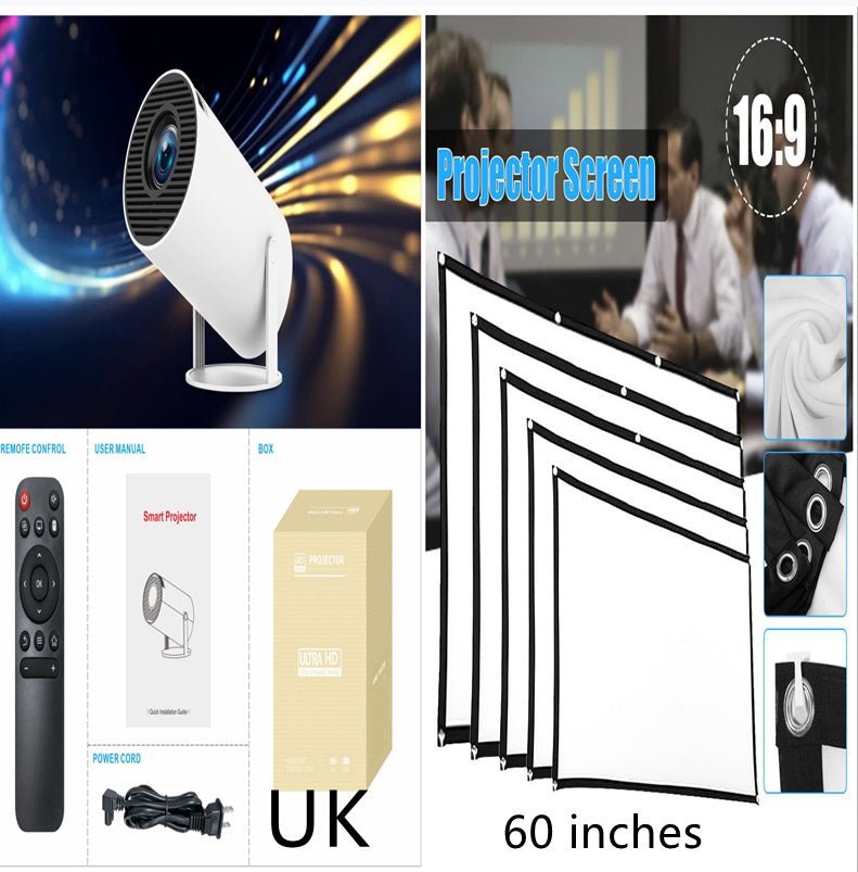 HY300 Pro Projector Home Theater Entertainment Portable Small Projector capnig