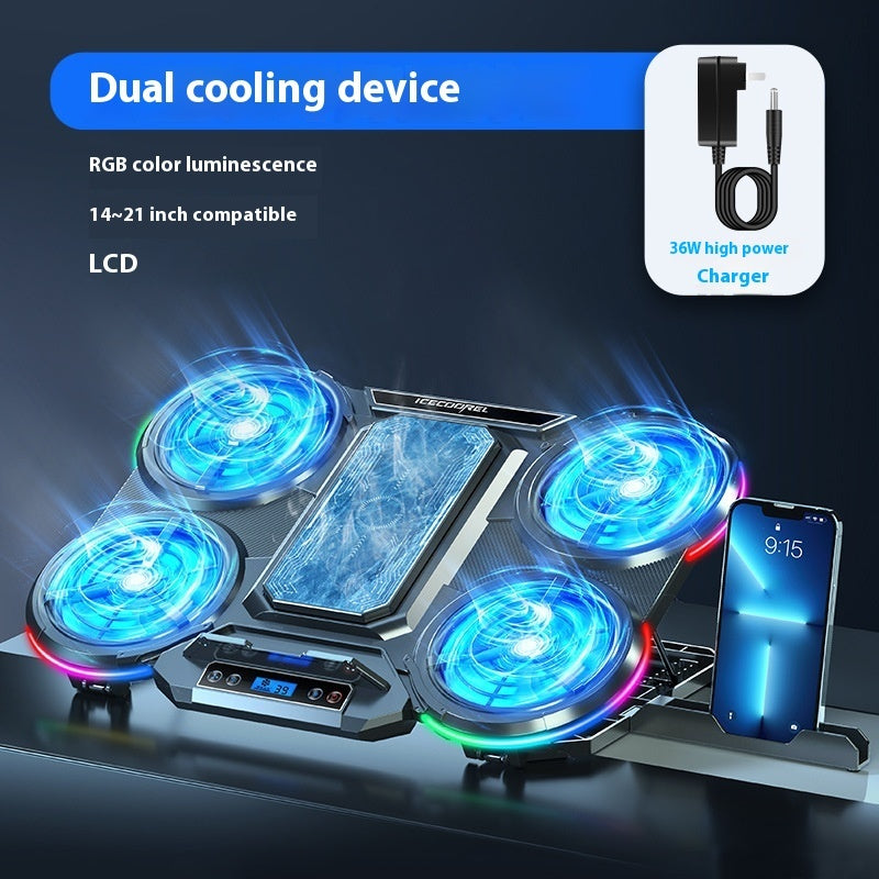 Notebook Play Speed Cooling 4-core Laptop Cooler capnig