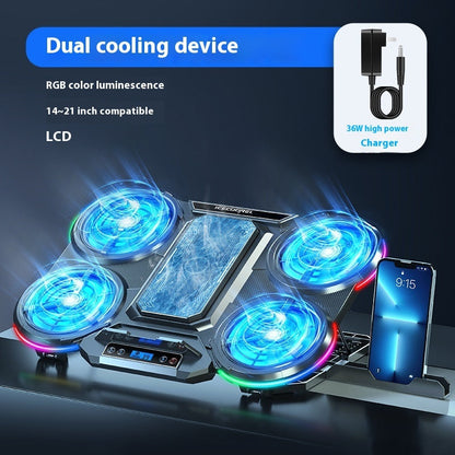 Notebook Play Speed Cooling 4-core Laptop Cooler capnig